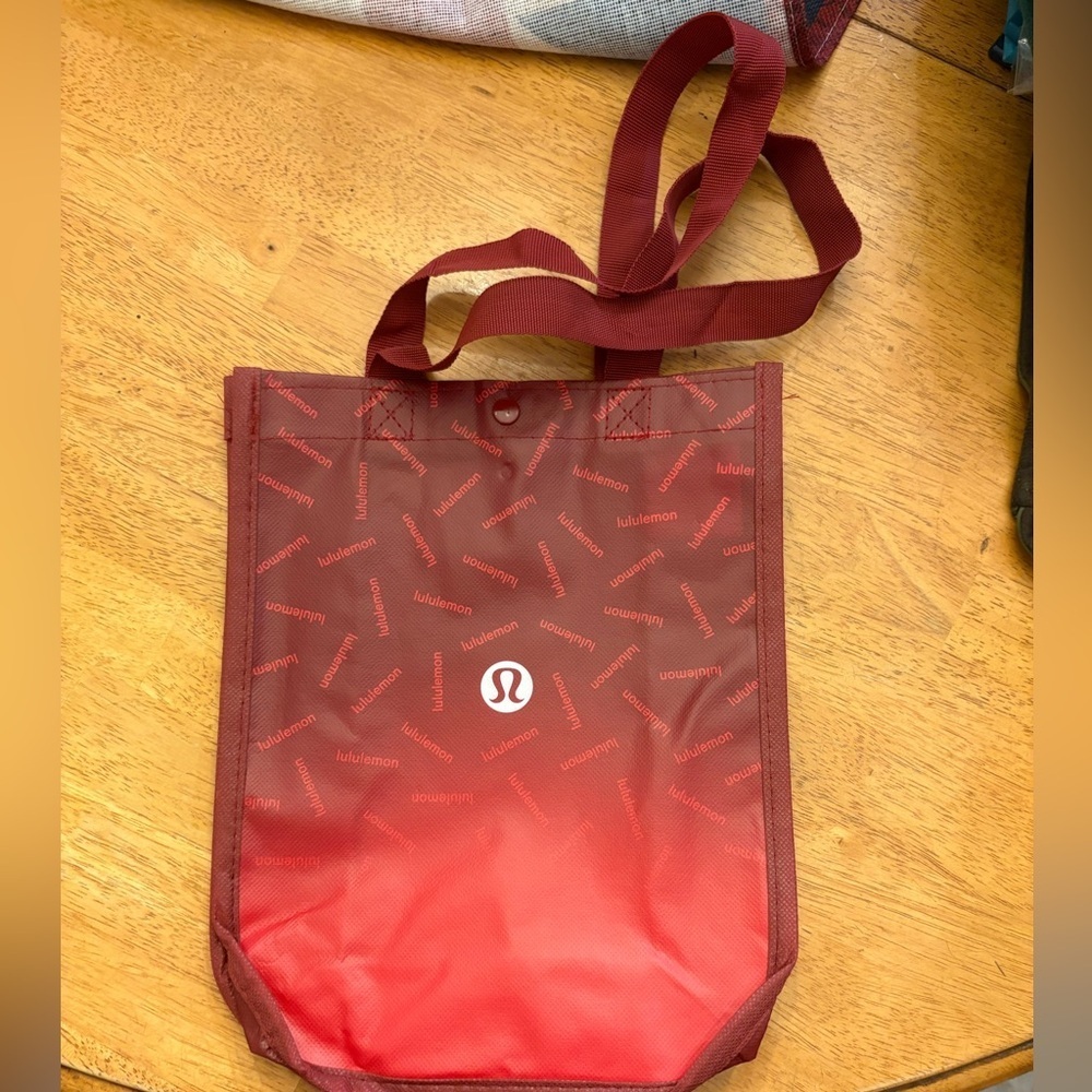 Lululemon Athletica Red Tote Bag